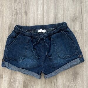 Shasa Dark Blue Jean Shorts